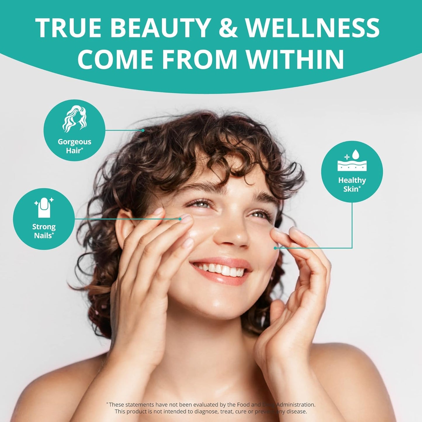 NuBest Super Colageno - Revitaliza la piel, el cabello y las uñas, fuerza ósea y articular, 1,500 mg por porción, 90 cápsulas