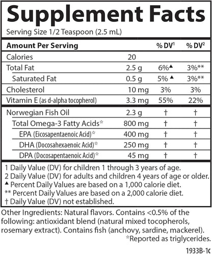 Carlson Omega 3 Noruego Dha Epa Niños +4 Años 200 Ml
