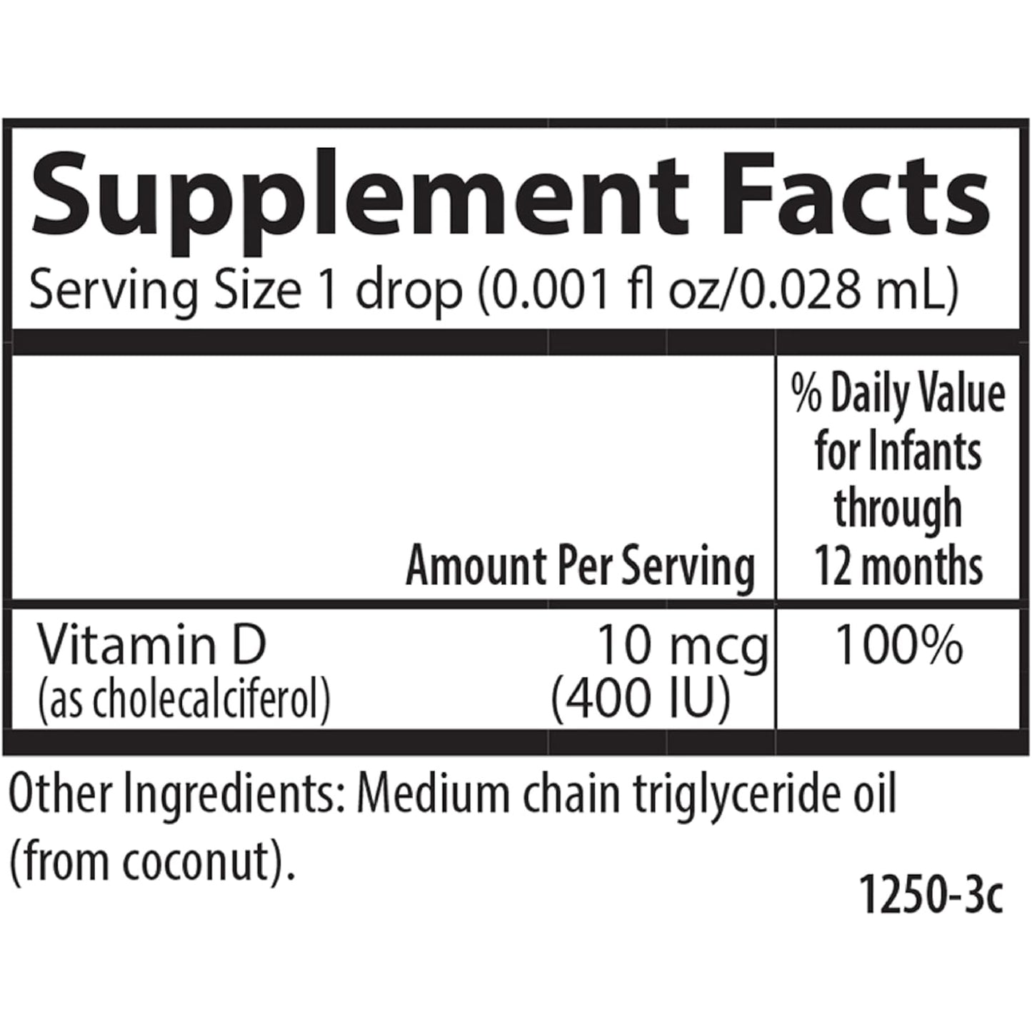 Carlson Bebes Babys Daily Vitamina D3 400 Ui (10 Mcg) X Gota