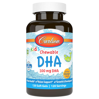 Carlson Omega 3 Dha Epa Masticable Niños +4 Años Cognitivo