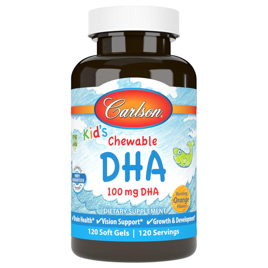 Carlson Omega 3 Dha Epa Masticable Niños +4 Años Cognitivo