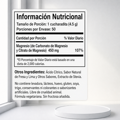 NaturalSlim Magicmag Polvo de citrato de magnesio 8 onzas