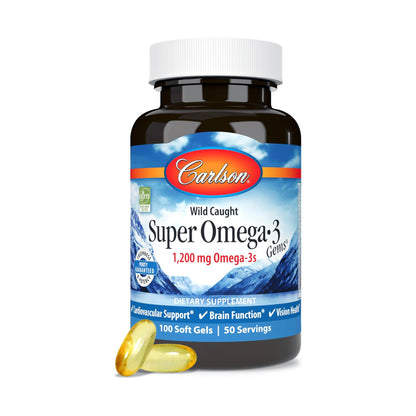 Carlson Super Omega-3 Noruego Dha Epa 1200 Mg Para +18 Años