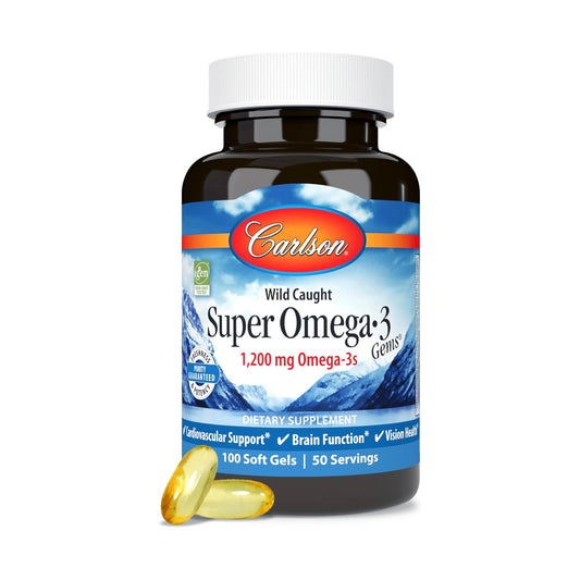 Carlson Super Omega-3 Noruego Dha Epa 1200 Mg Para +18 Años