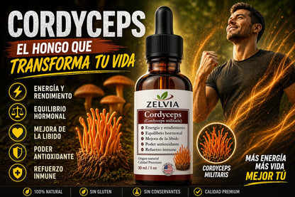 Extracto Cordyceps Militaris 30ml Cordyceps militaris